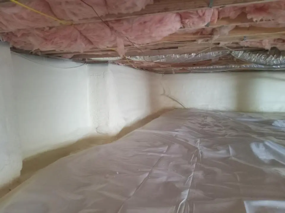 Crawl space encapsulation with closed-cell spray foam for Spray Foam Roofing in Phenix City